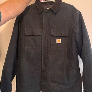 Carhartt Men's Black Jacket size Tall 50